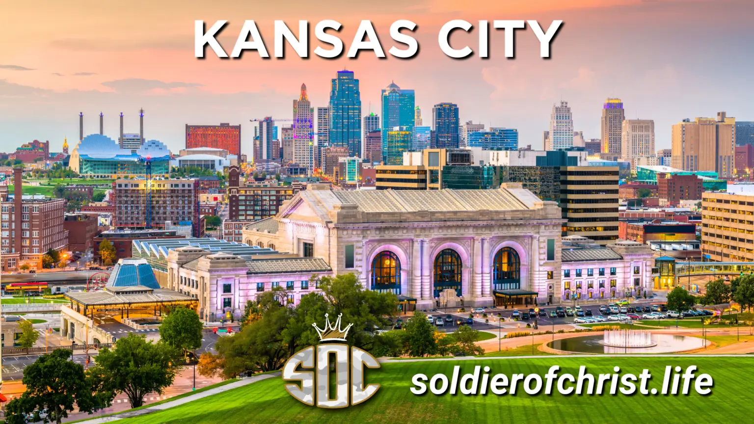A breathtaking view of Union Station in Kansas City, Missouri, symbolizing the city's rich history and vibrant community.