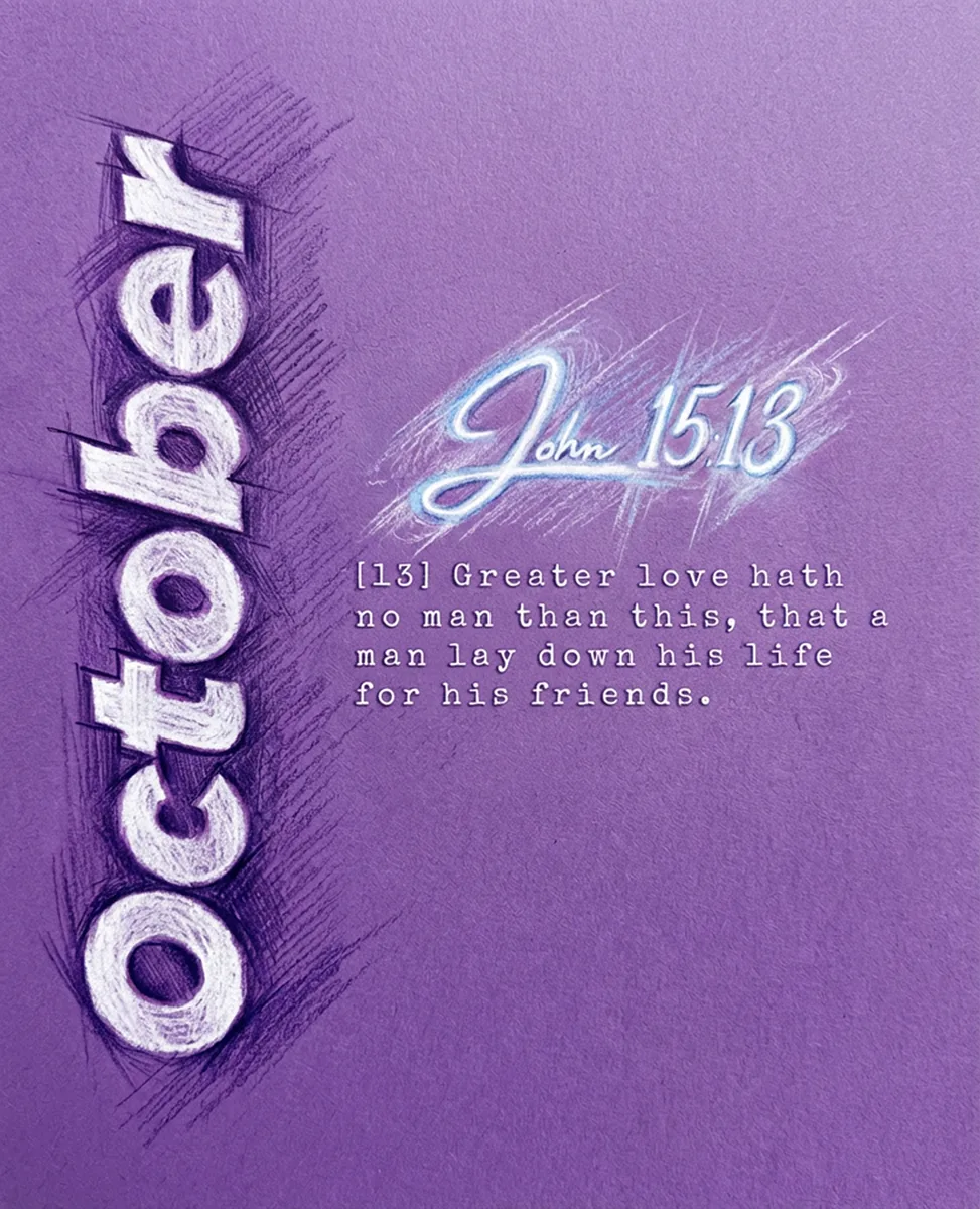 October cover for Where God’s Love Found Me poetry devotional