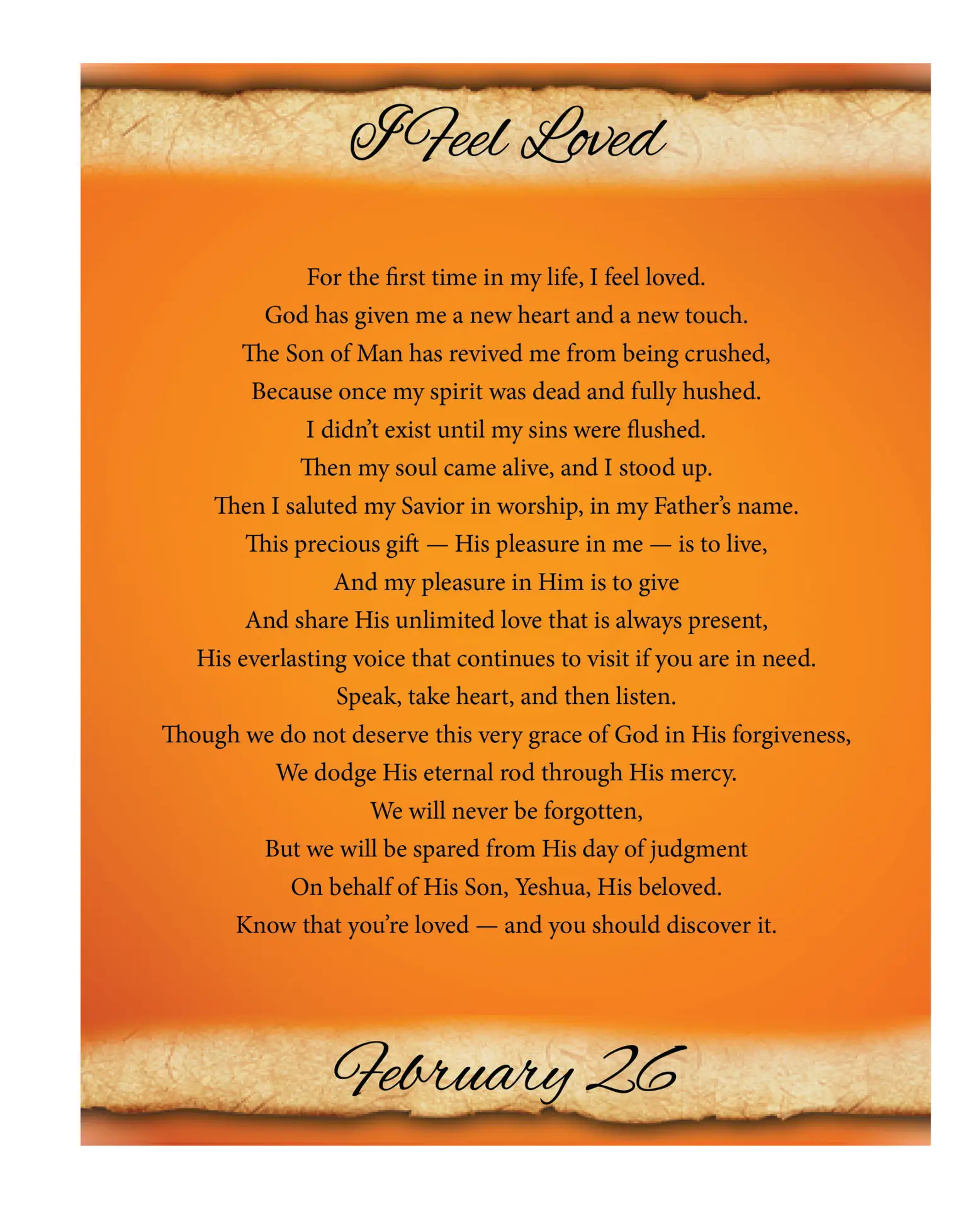 February poem from Where God’s Love Found Me poetry devotional