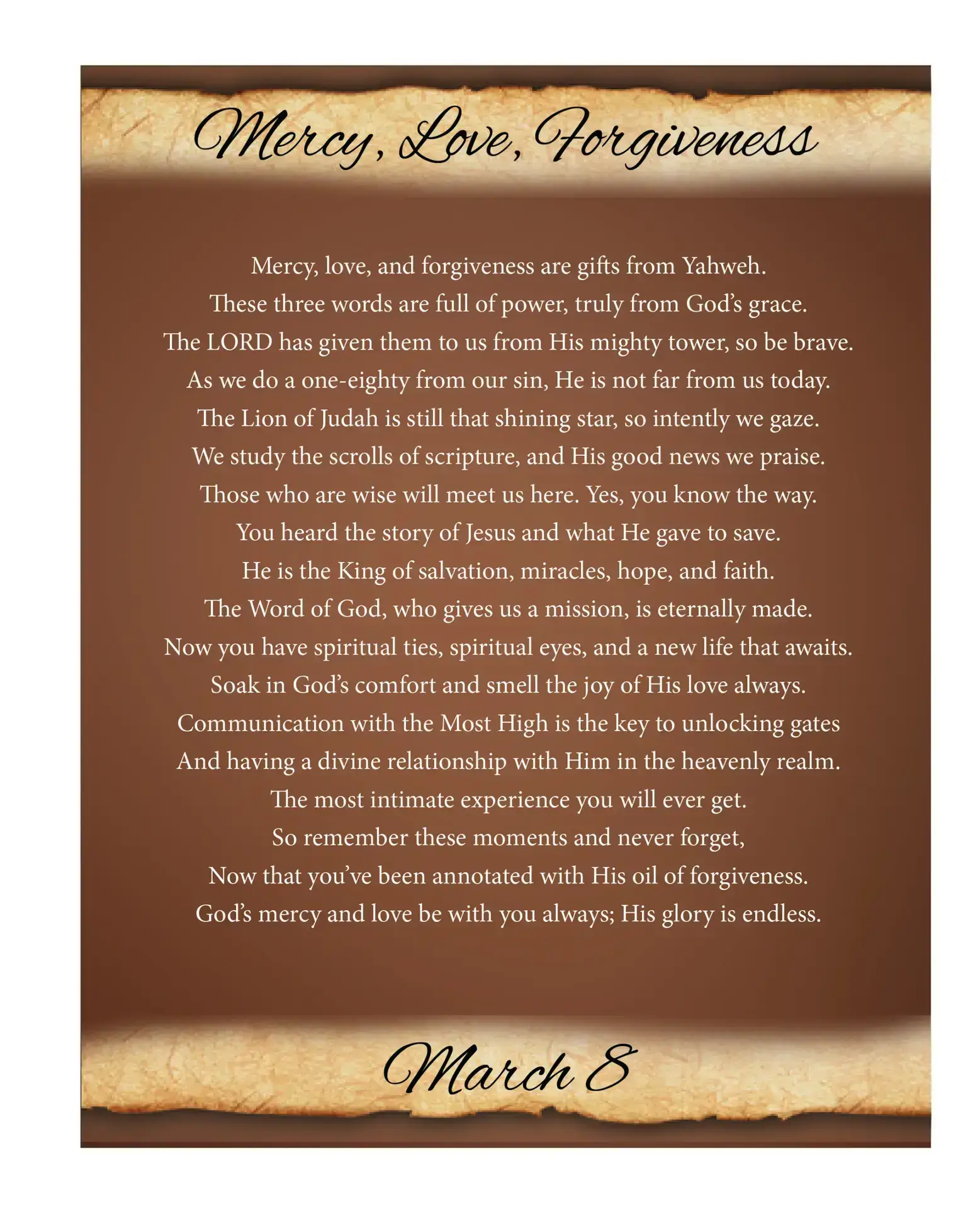 March poem from Where God’s Love Found Me poetry devotional