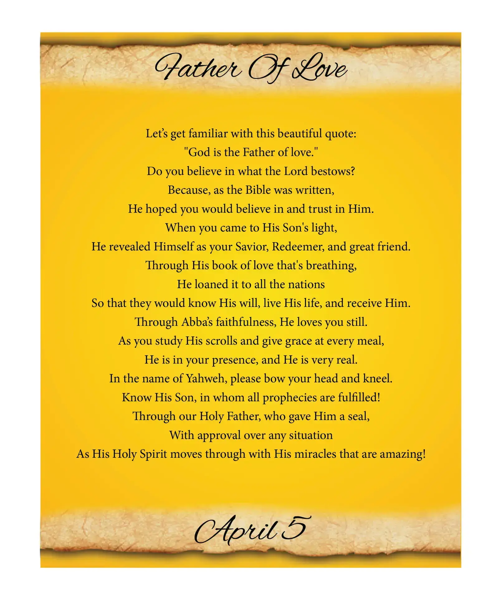 April poem from Where God’s Love Found Me poetry devotional