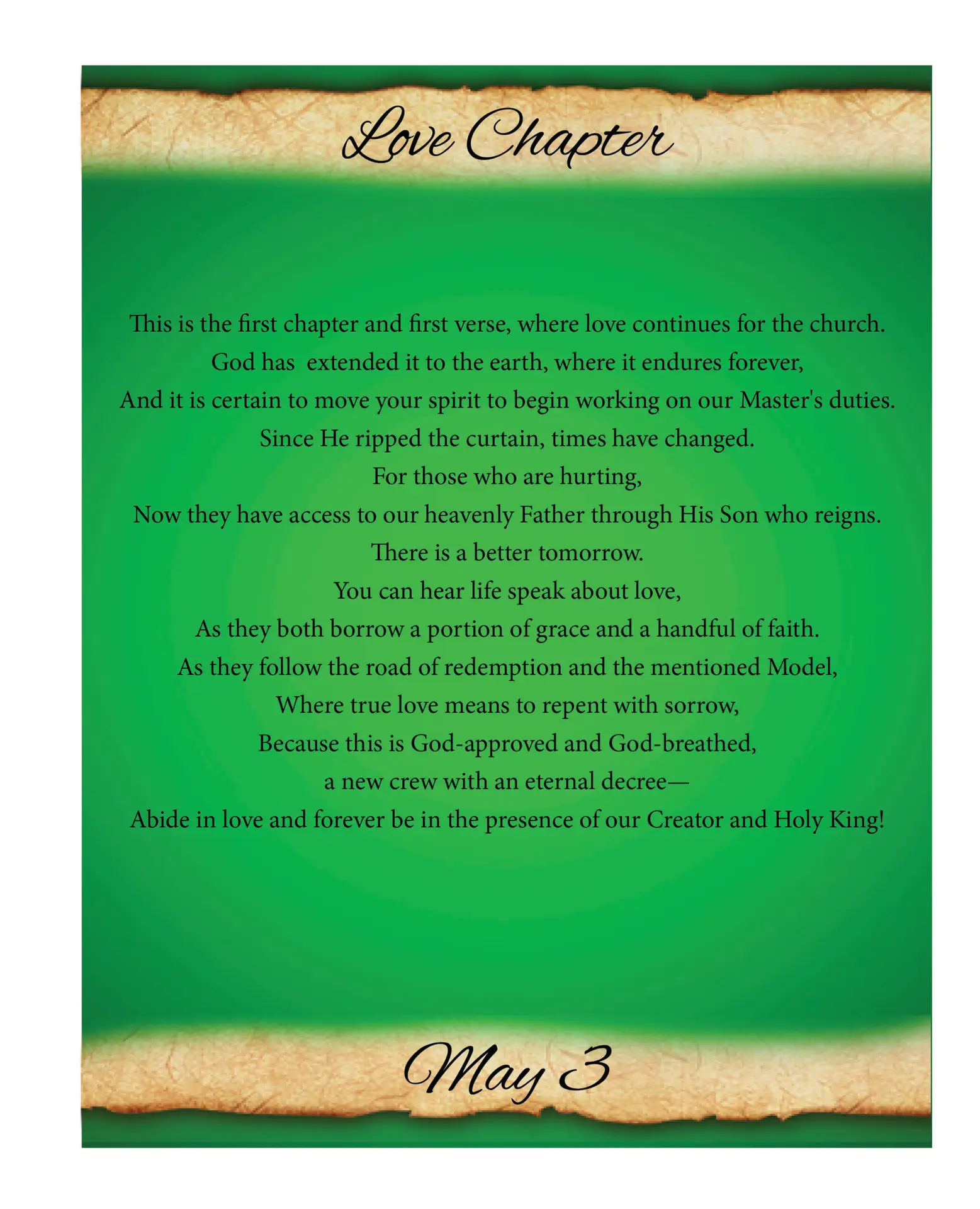 May poem from Where God’s Love Found Me poetry devotional