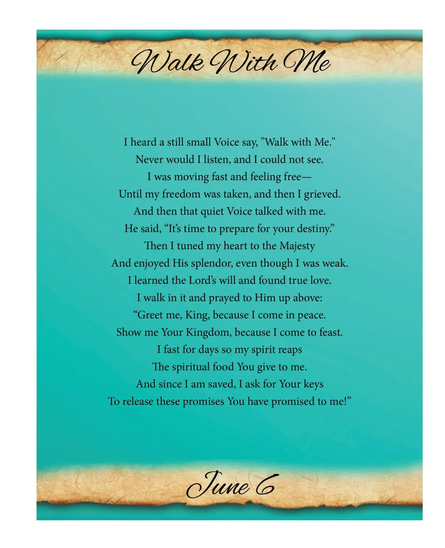 June poem from Where God’s Love Found Me poetry devotional